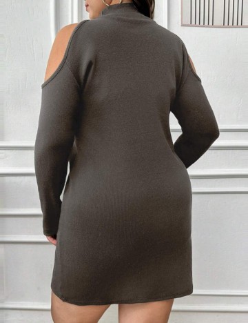 Rochie mini Shein Curve+, maro