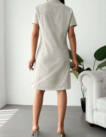 Rochie mini Shein, bej