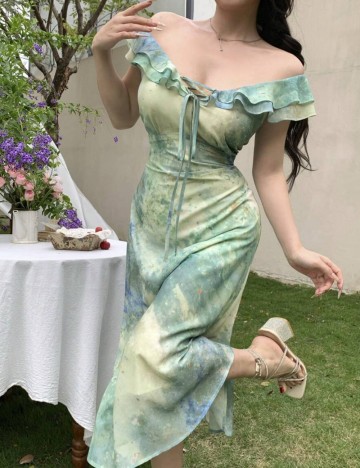 Rochie midi DAZY by Shein, mix culori