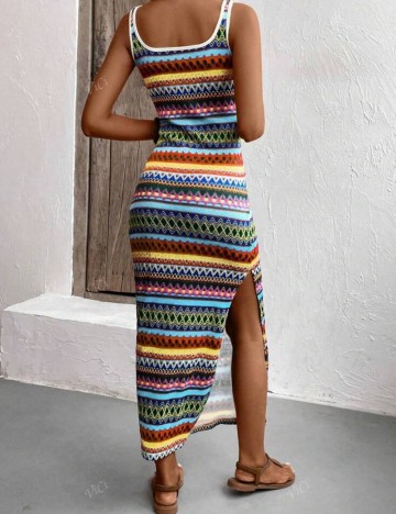 Rochie midi Shein, mix culori