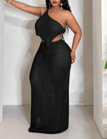 Compleu Shein Curve+, negru