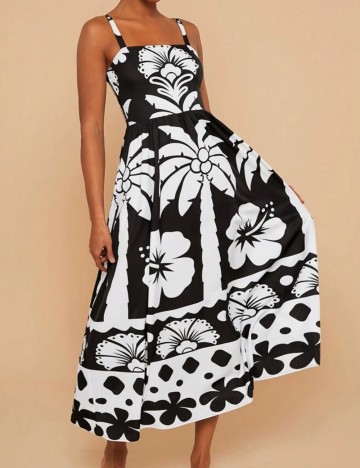 Rochie midi Shein, mix culori