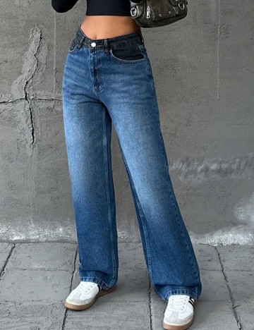 Jeans Shein, albastru