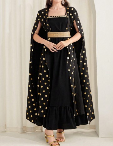 Set Rochie și Cardigan Shein, mix culori