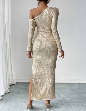 Rochie de ocazie Shein, crem