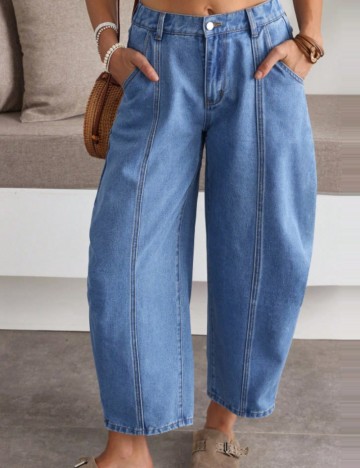 Jeans Shein, albastru