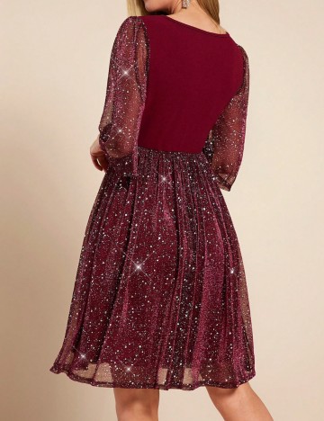Rochie mini Shein, vișiniu