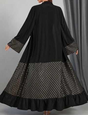 Cardigan lung Shein, negru