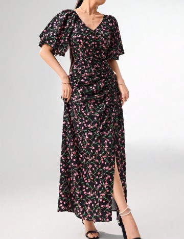 Rochie midi Shein, mix culori