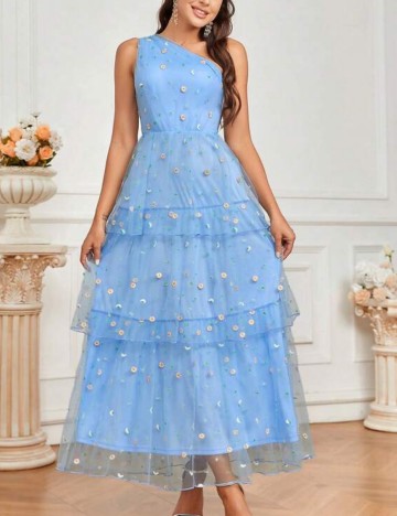 Rochie maxi Shein, albastru