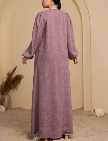 Set cardigan și fustă Shein, mov