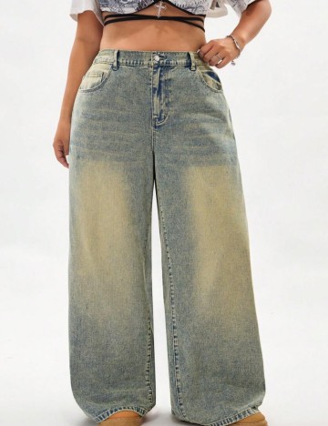 Jeans Shein Curve+, mix culori