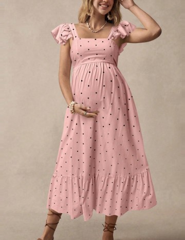 Rochie maxi Shein, roz