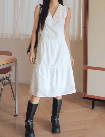 Rochie midi DAZY by Shein, alb