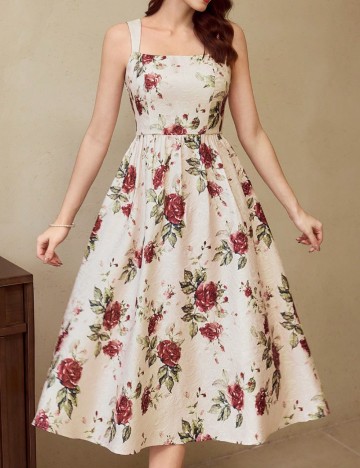 Rochie midi Shein, mix culori