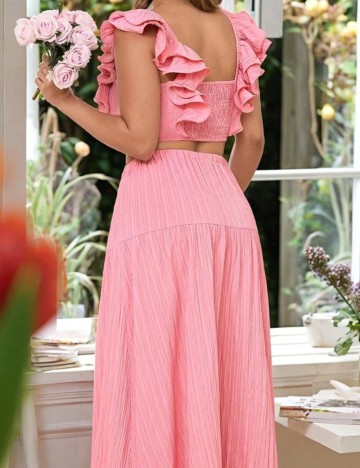 Compleu Shein Curve+, roz