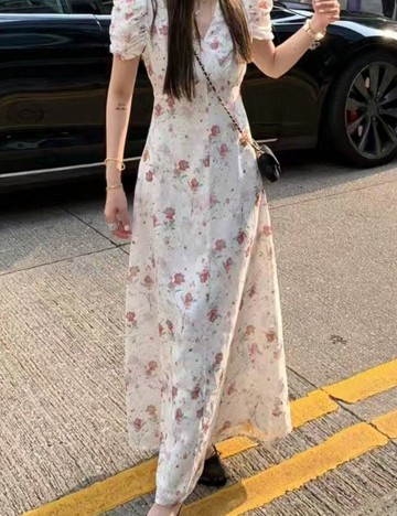 Rochie maxi Shein, roz