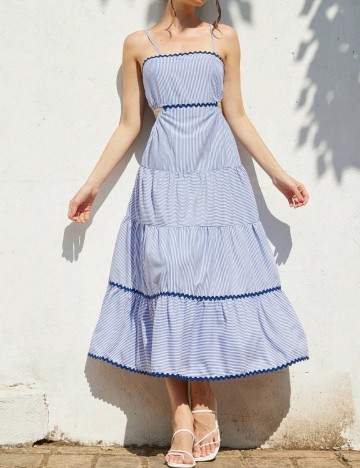 Rochie midi Shein, mix culori