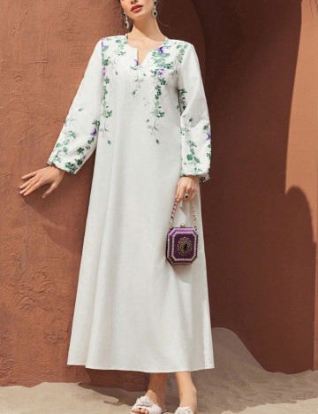 Rochie midi Shein, crem