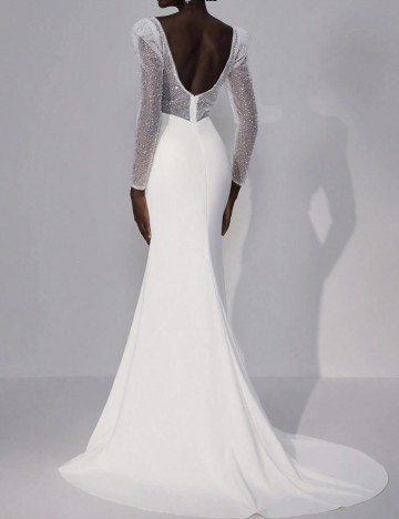 Rochie de ocazie și bridal Shein, alb