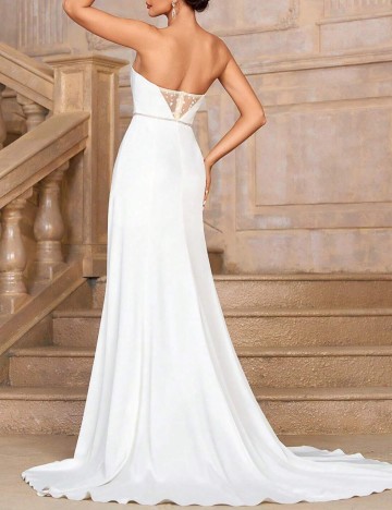 Rochie de ocazie și bridal Shein, alb