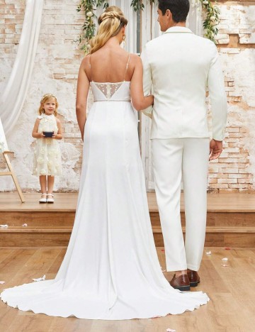 Rochie de ocazie și bridal Shein, alb