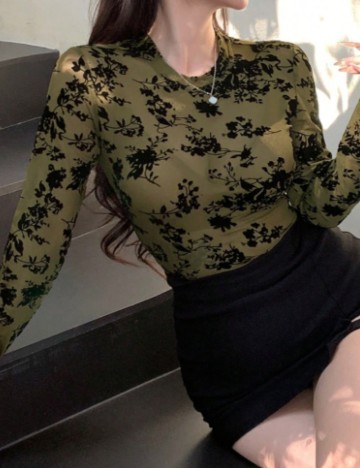 Bluză DAZY by Shein, verde