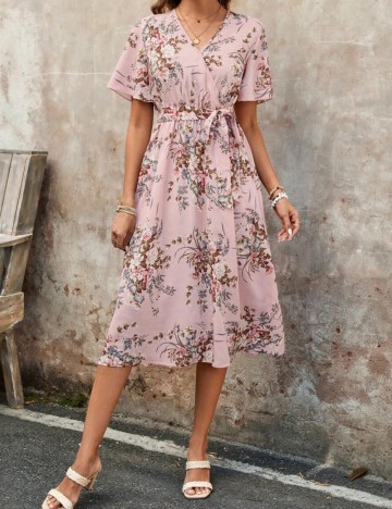 Rochie midi Emery Rose by Shein, mix culori