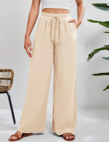 Pantaloni Shein, crem