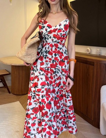 Rochie maxi Shein, mix culori