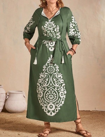 Rochie maxi Shein, mix culori