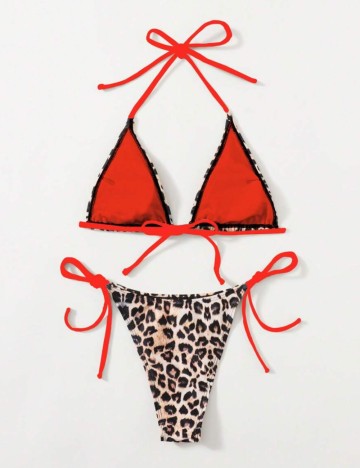 Costum de baie Shein, mix culori