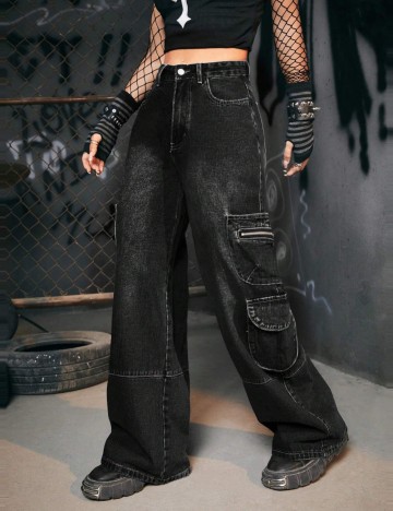 Jeans Shein, gri