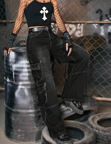 Jeans Shein, gri