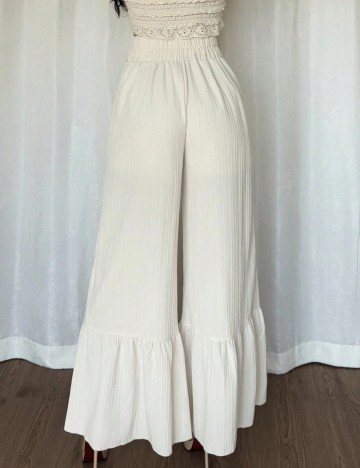 Pantaloni Shein, crem