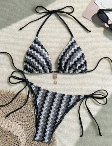 Costum de baie Shein, mix culori