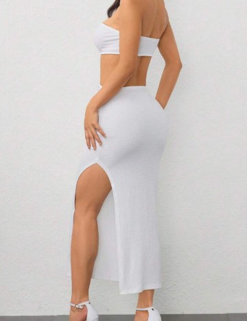 Rochie midi Shein, alb