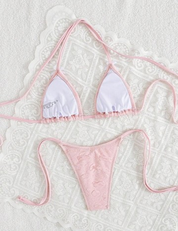 Costum de baie Shein, roz