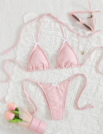 Costum de baie Shein, roz
