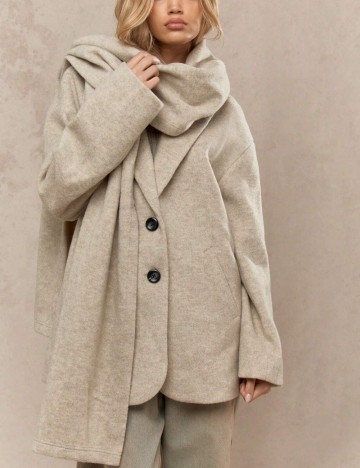 Palton Missguided by Shein, bej