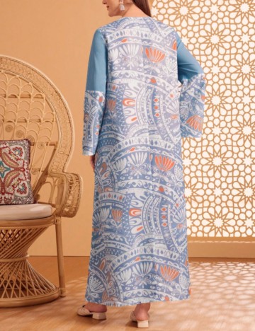 Rochie maxi Shein, mix culori