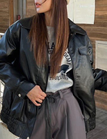 Jachetă Shein, negru