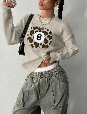 Pulover Shein, mix culori