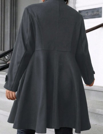 Palton Shein Curve+, gri