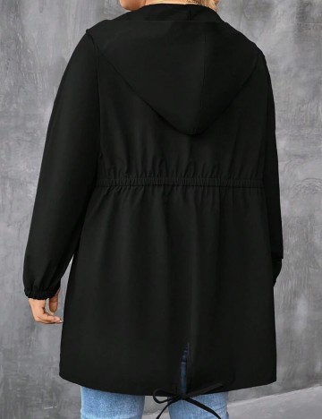 Jachetă Shein Curve+, negru