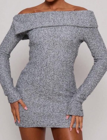 Rochie mini MUSERA by Shein, gri