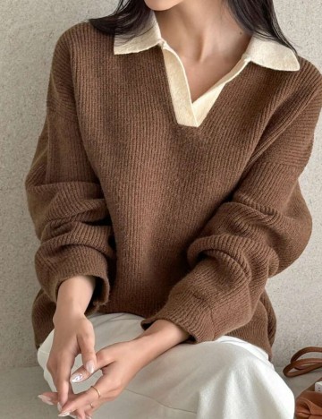 Pulover DAZY by Shein, maro