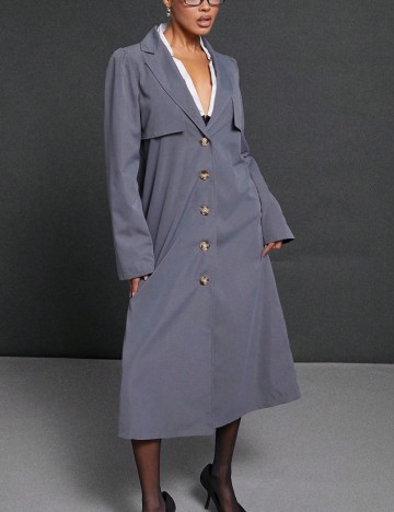 Trench Shein, gri