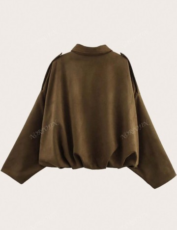 Jachetă Shein, maro