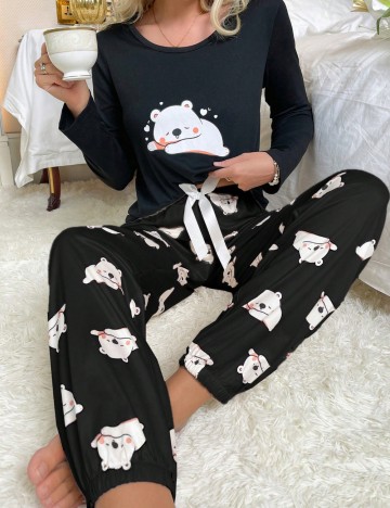 Compleu pijamale Shein, mix culori